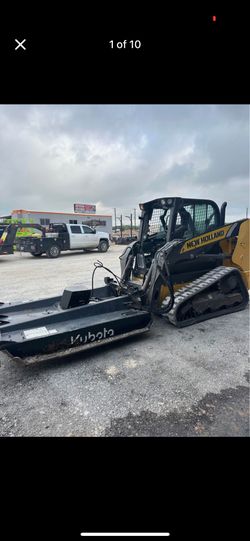 Skidsteer With Brush Cutter 