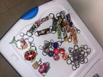 Vera Bradley keychains and pens