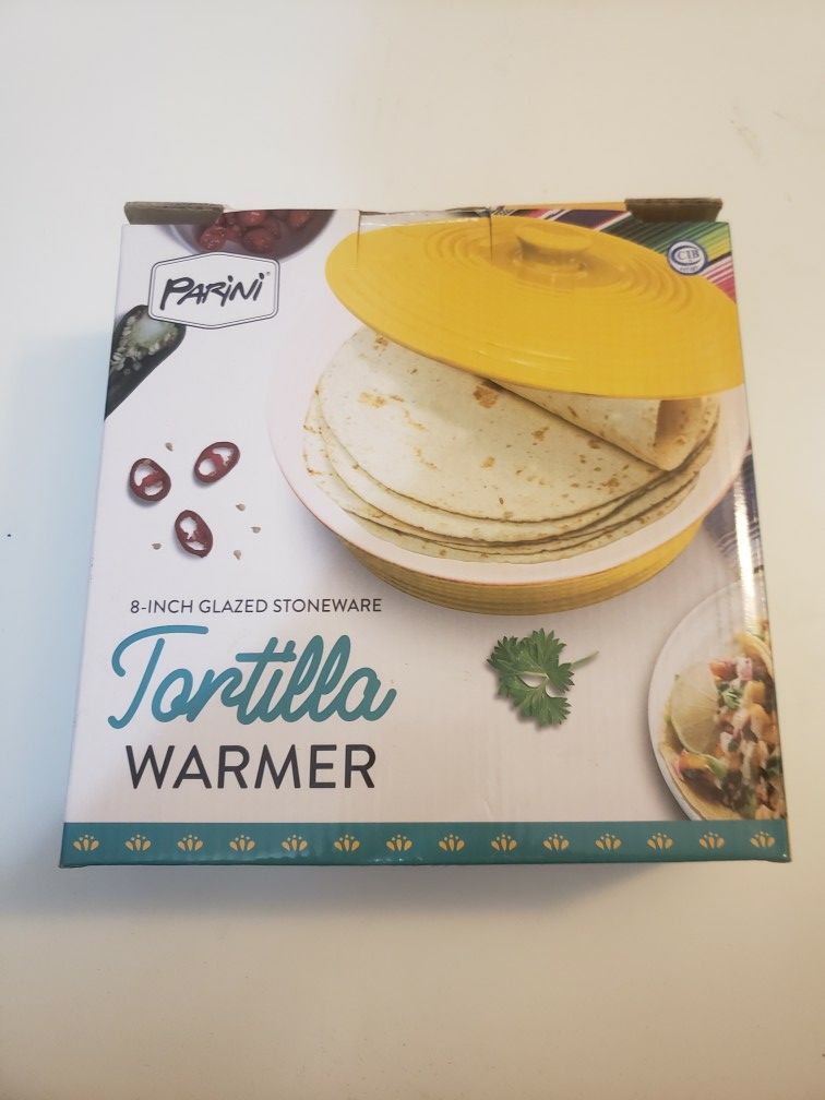 Parini Tortilla Warmer 8" D.Glazed Stoneware