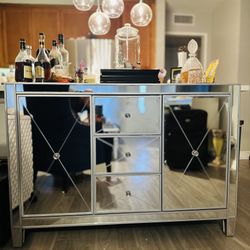 Modern Mirrored Dresser Great for Any Room