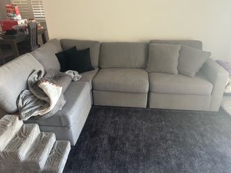 Sectional and dining table