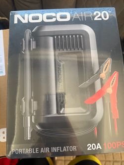 NOCO AIR20 UltraFast 20A 100 PSI 12V Portable Tire Inflator and Air Compressor