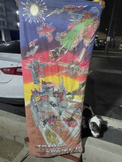 1984 Hasbro Transformers v. Decepticons Sleeping Bag