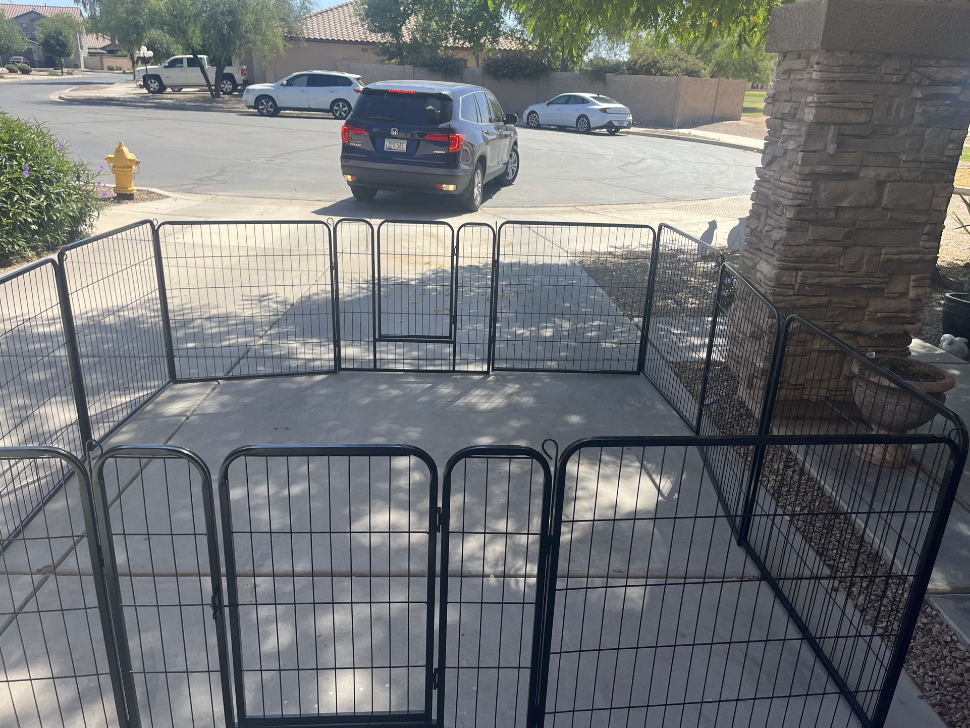 Dog Kennel Exercise Area