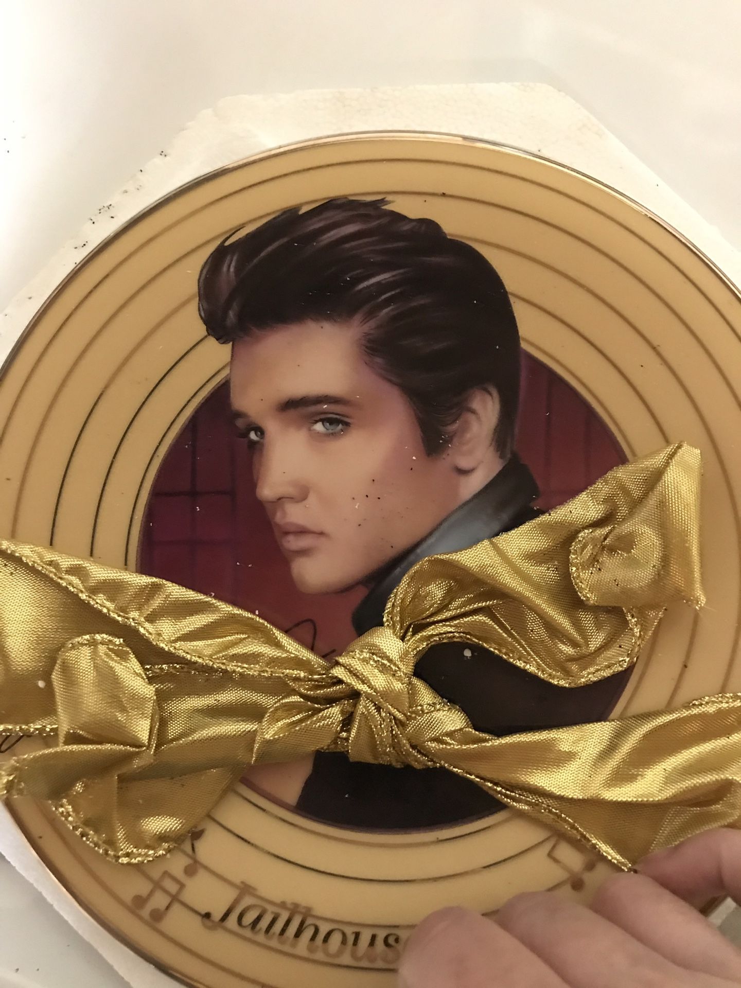Elvis gold plate