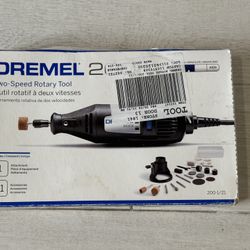 Dremel 200 Series Rotary Tool With Accessories New 