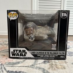 Funko Pop Star Wars #514 Lando in Millennium Falcon (Exclusive)