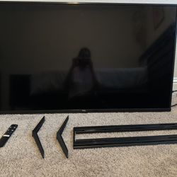 50” TCL Tv With Mount And Stand 