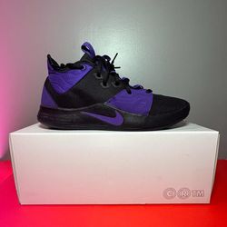 Size 10.5 - Nike By You Nike PG 3 "Purple/Black"