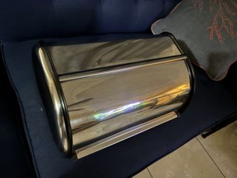 Bread Box Stainless Steel Roll Top