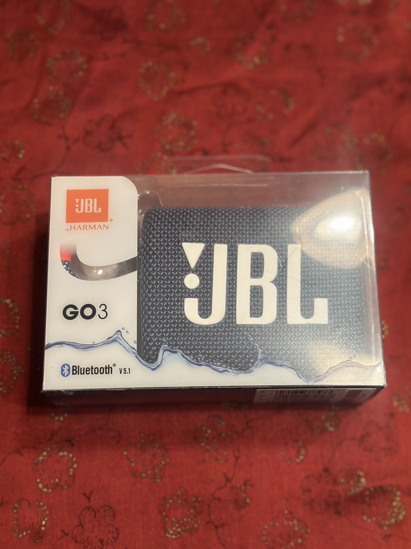 JBL GO3 Wireless Portable Bluetooth Speaker Blue White