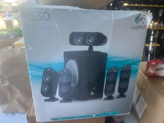 Logitech X-530 speaker system.