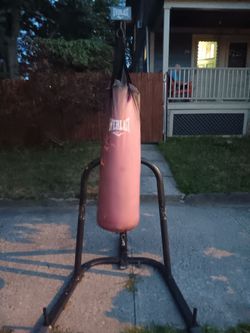 Everlast Punching Bag W / Stand.