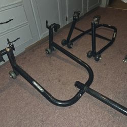 Trackside Front Rear Motorcycle Stands