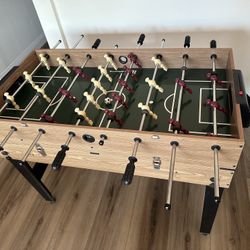 Foosball, Hockey, And Mini- Billiards Combo Table