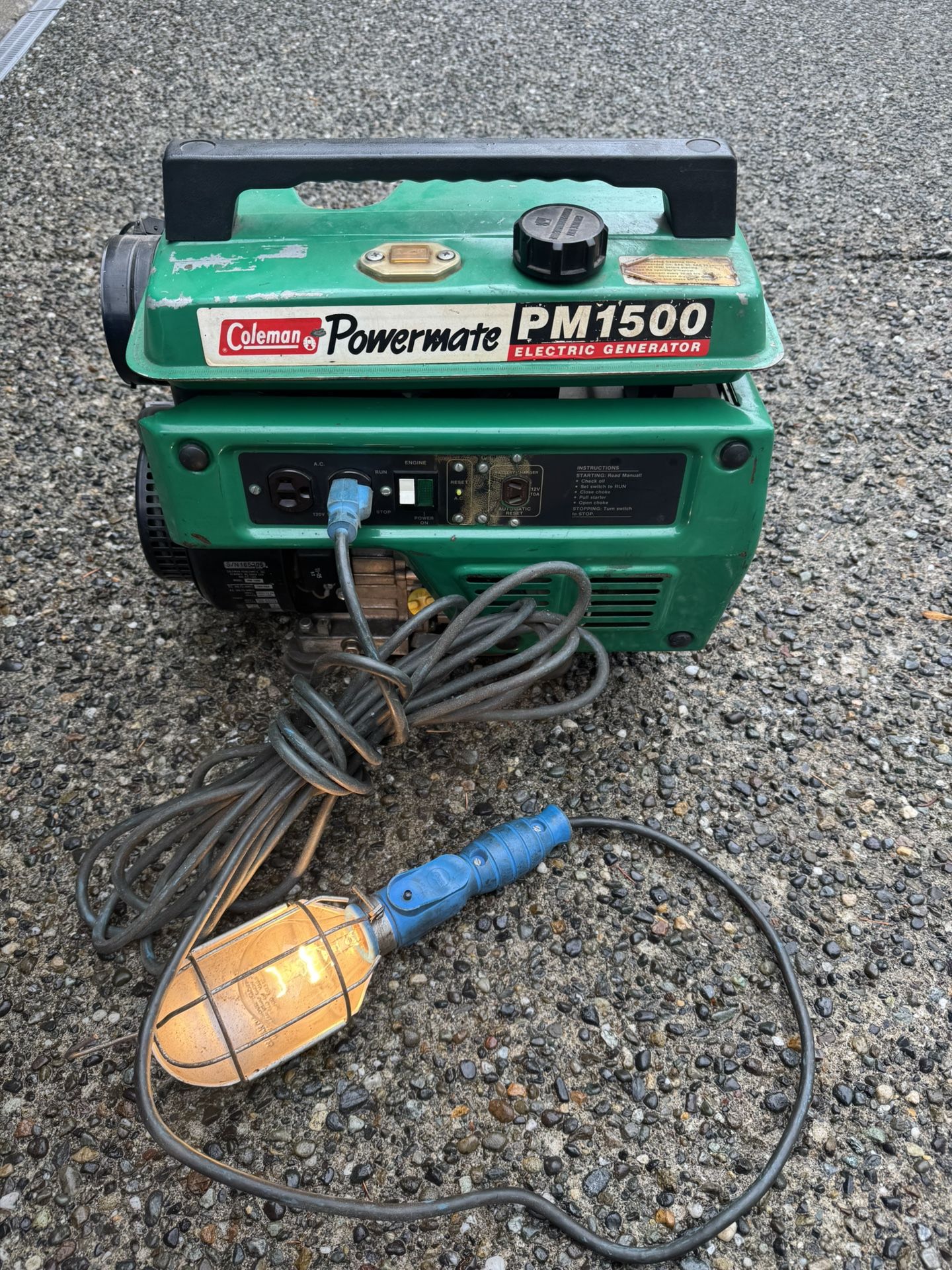 Small Coleman generator 