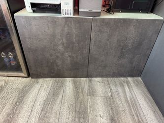 Storage combination with doors, dark gray/Kallviken dark gray