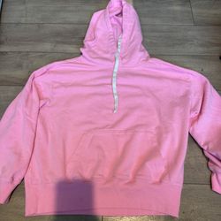 Hot pink hoodie