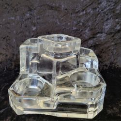 Partylite Crystal Castle Candle Holder