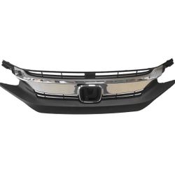 2016 Honda Civic Grille, Chrome / Black