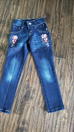 Girls hand made denim jeans