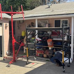 Drywall Hoist  And Scaffold Combo