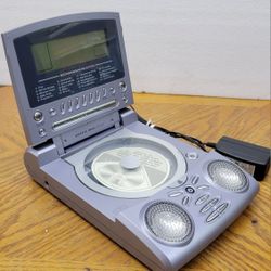 Sharper Image Design Portable CD/Soother (Model S1785). New W/Broken Hinge 