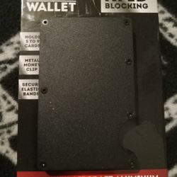 RFID BLOCKING METAL SLIM  WALLET