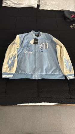Light Blue Varsity Jacket