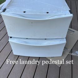 Free Washer Dryer Pedestal Set