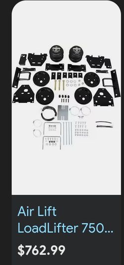 Airlift Airlifter7500 Air lift kit New