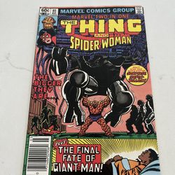Marvel Two-In-One #85 | MARVEL 1982 The Thing, Spider Woman FN-