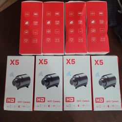 Micro security cameras with wifi & app control