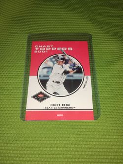 Like Mint 2001 Ichiro Suzuki Baseball Card- Fleer Platinum #417 - Chart Toppers