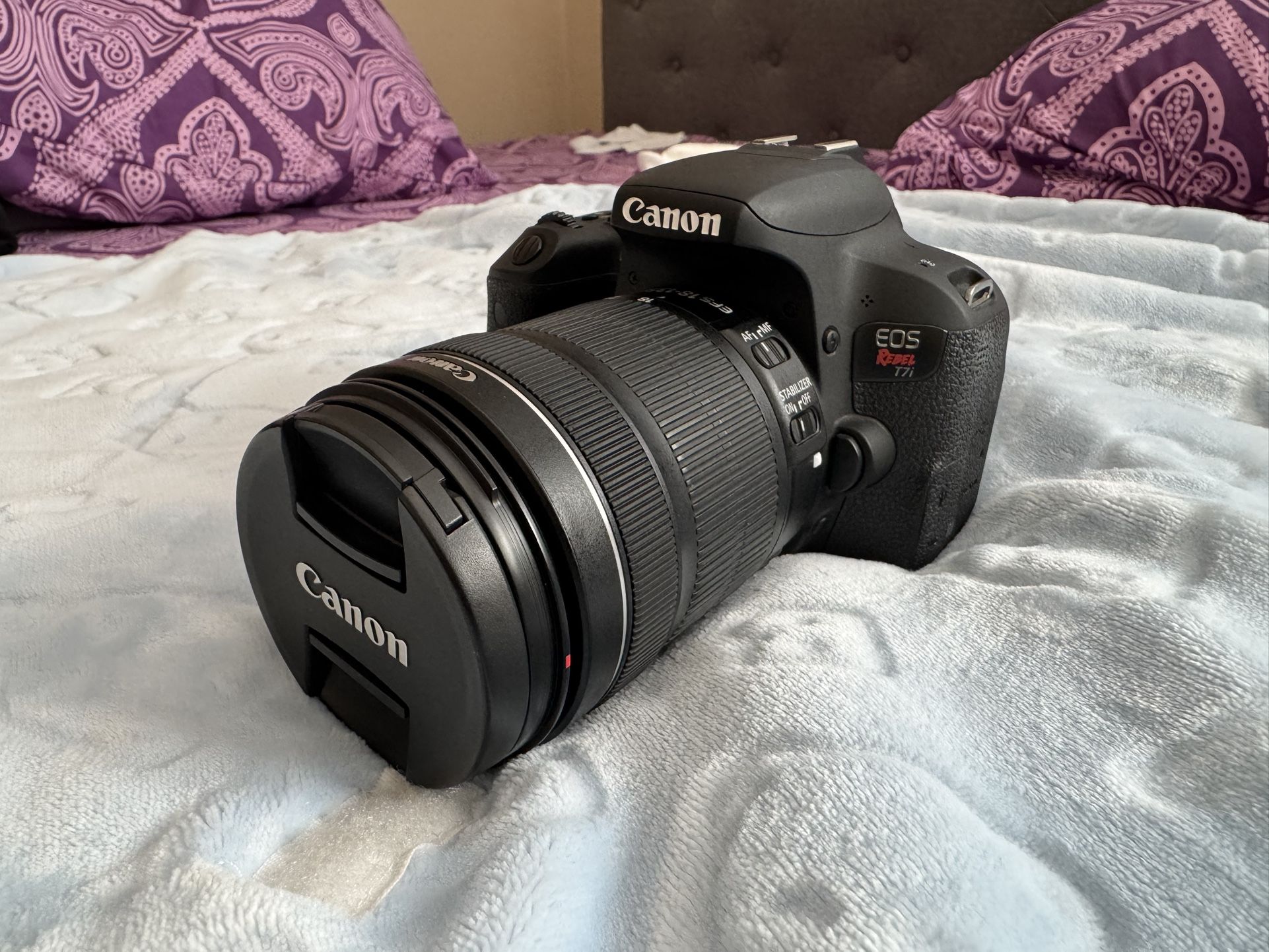 Canon T7i With EFS 18-135 Zoom Lens