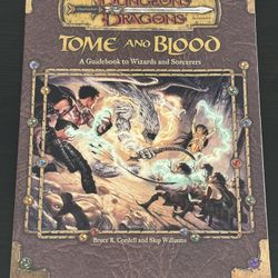 Dungeons and Dragons Tome and Blood D&D WTC11845 Guide To Wizards & Sorcerers