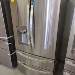 LG STAINLESS STEEL FRENCH DOOR REFRIGERATOR 28 CB FT OPEN BOX ITEM