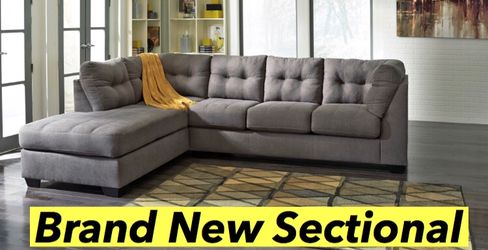 Brand new sectional with chaise! Couch and Loveseat set sofa saves available