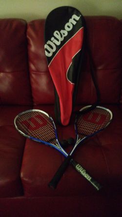 Wilson squash rackets