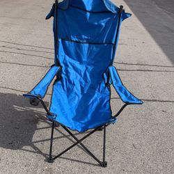 Canvas Beach Chair With Canopy