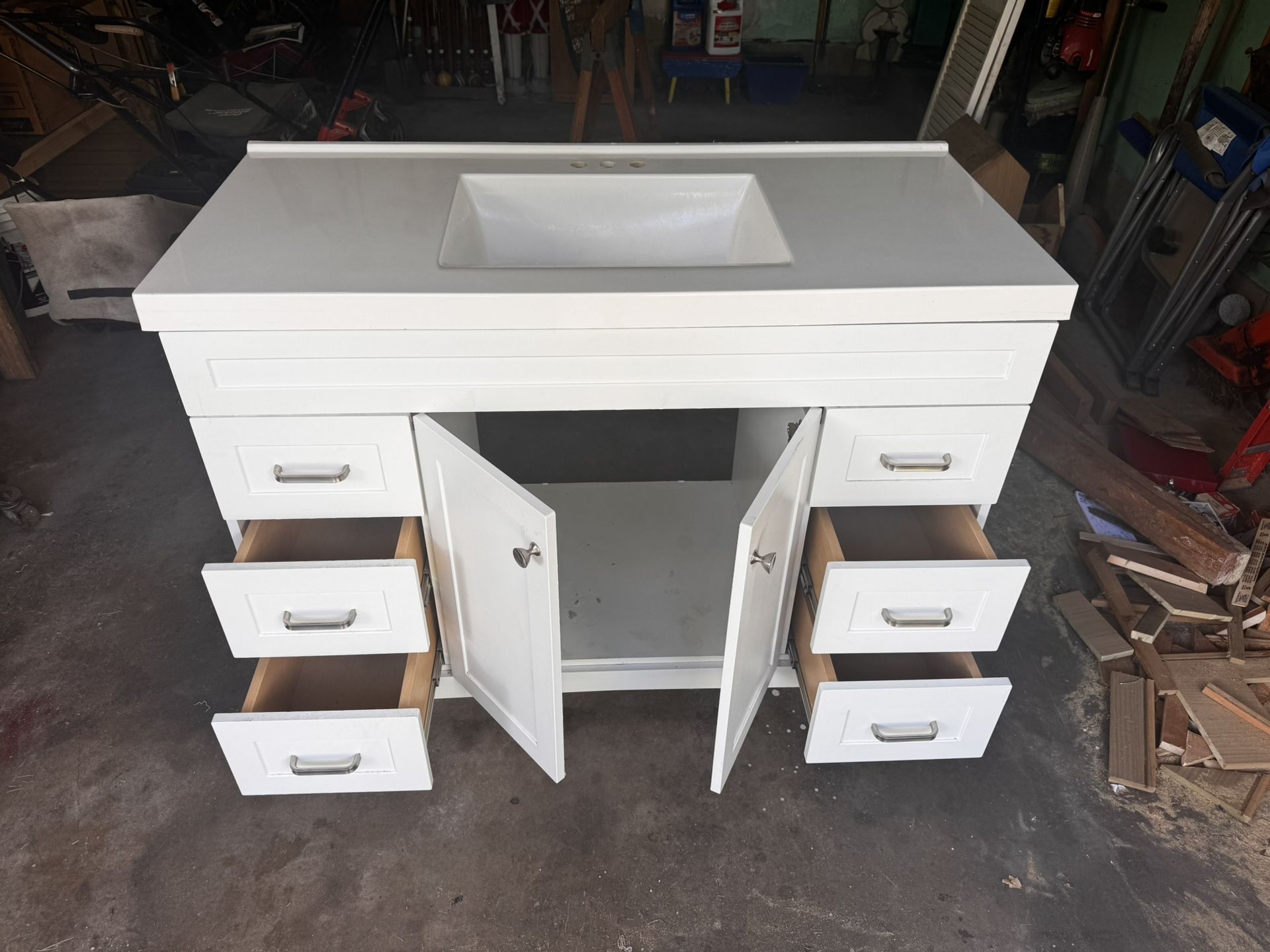 48 Inch Vanity White