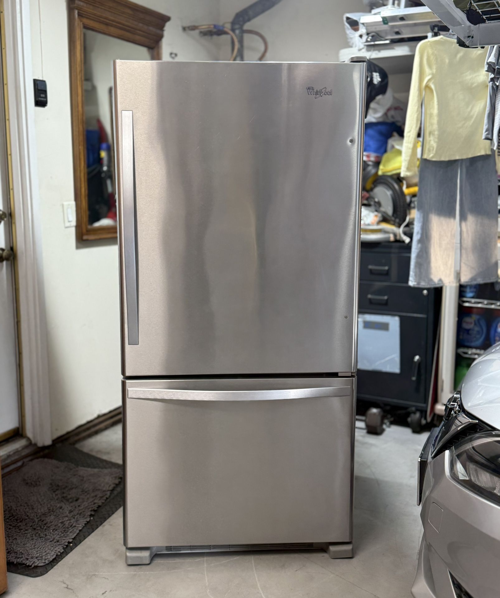 Whirlpool Stainless Steel Refrigerator $300