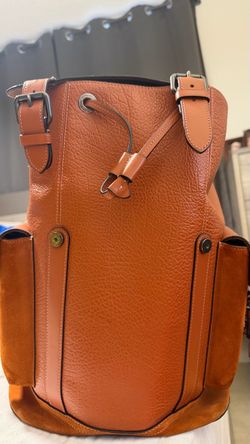 Coach leather backpack