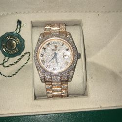 BussDown Rolex Moissanite 