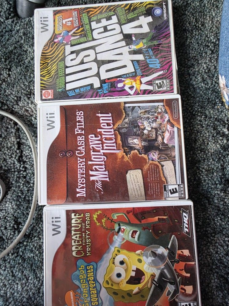 Wii And Wii U Accessories And Games