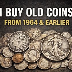 Cash Paid for Silver & Gold Coins (1964 & Earlier) 