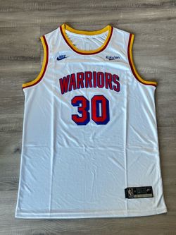 Stephen Curry Souvenir Golden State Warriors White #30 Basketball Jersey