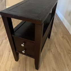 Side Table With Drawer