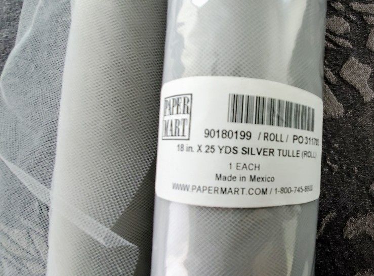 Silver Tulle