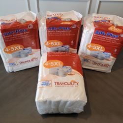 Bariatric Disposable Briefs/4-5XL/Adults/Elderly/Incontinence 